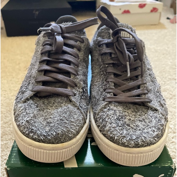 Puma Suede Elemental - Steel Gray/Puma White, Size 8.5 - Picture 2 of 8